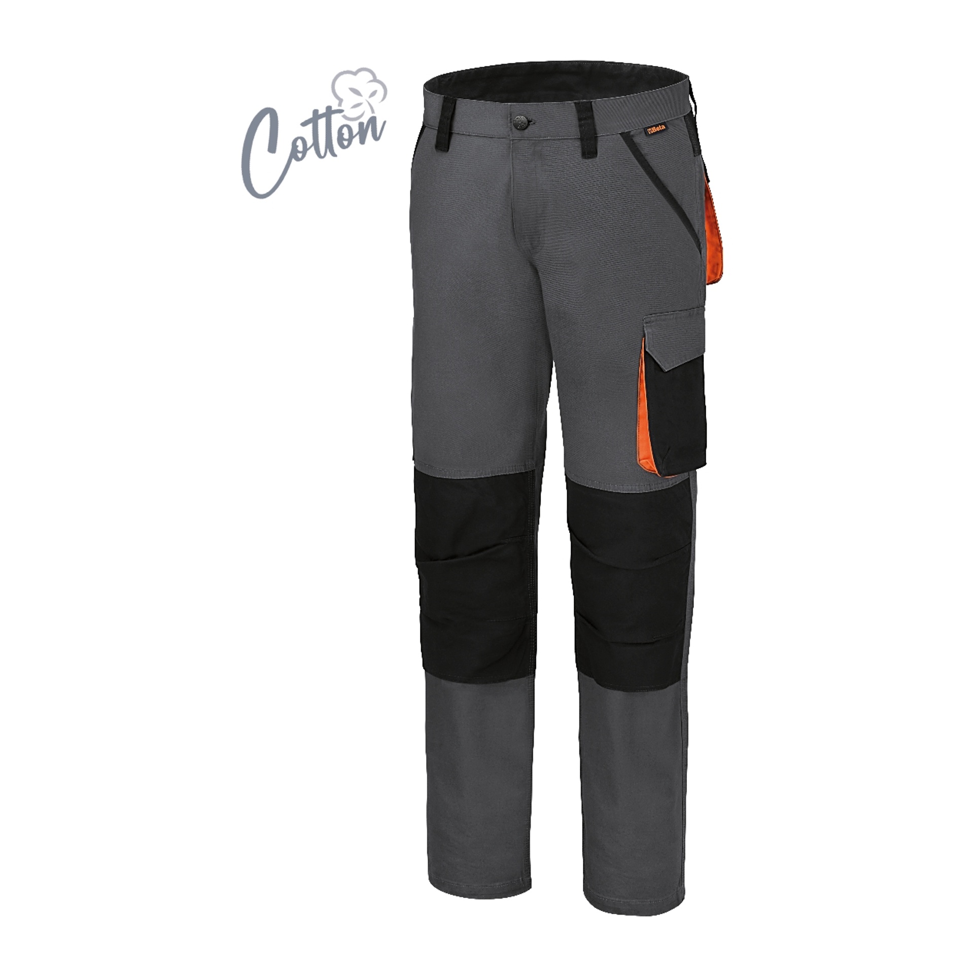 BETA Calças de trabalho, 97% algodão, 3% tecido elástico, 220 g/m2 Slim fit BETA Calças de trabalho, 97% algodão, 3% tecido elástico, 220 g/m2 Slim fit