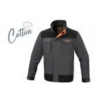 BETA Casaco de trabalho, 100% algodão elástico, 220 g/m2 Slim fit BETA Casaco de trabalho, 100% algodão elástico, 220 g/m2 Slim fit