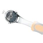 BETA Roquete reversível com quadra de 1/4”, cromado BETA Roquete reversível com quadra de 1/4”, cromado