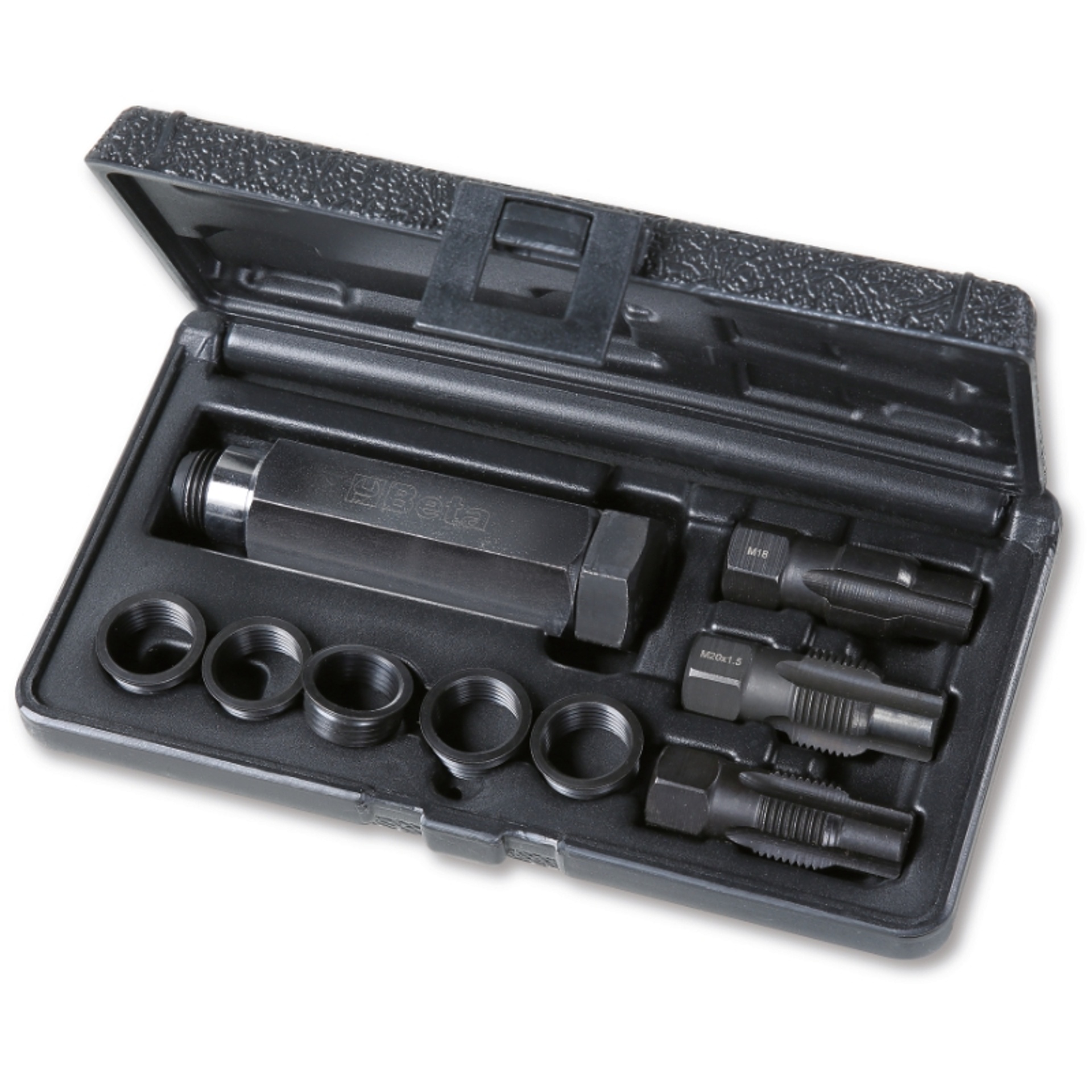 BETA Kit para reparação de roscas danificadas nos sensores de oxigénio M18x1.5 BETA Kit para reparação de roscas danificadas nos sensores de oxigénio M18x1.5