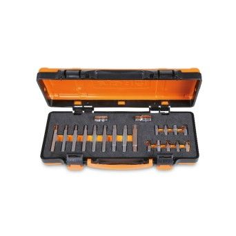 BETA Jogo 18 bits para parafusos RIBE, com encabadouro sextavado 10 mm e 2 acessrios, em mdulo fl