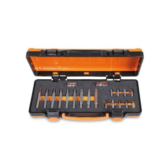 BETA Jogo 18 bits para parafusos RIBE, com encabadouro sextavado 10 mm e 2 acessrios, em mdulo fl