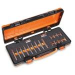 BETA Jogo 18 bits para parafusos RIBE, com encabadouro sextavado 10 mm e 2 acessrios, em mdulo fl
