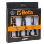 BETA Conjunto de 1 alicate universal, 1 alicate de pontas semi-redondas longas e 1 alicate de corte,