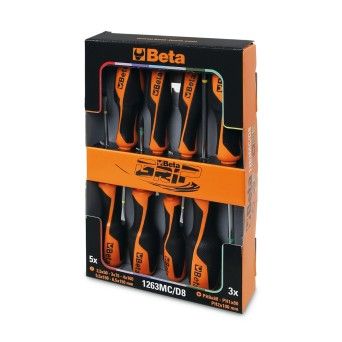 BETA Jogo de 8 chaves de parafusos coloridas BETA Jogo de 8 chaves de parafusos coloridas