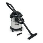 BETA Aspirador para slidos e lquidos,20l, tambor em ao inox