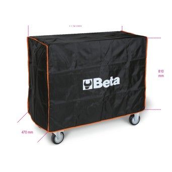 BETA Capa de nylon para carros de ferramentas RSC24A-XL, RSC24L, RSC24L-CAB