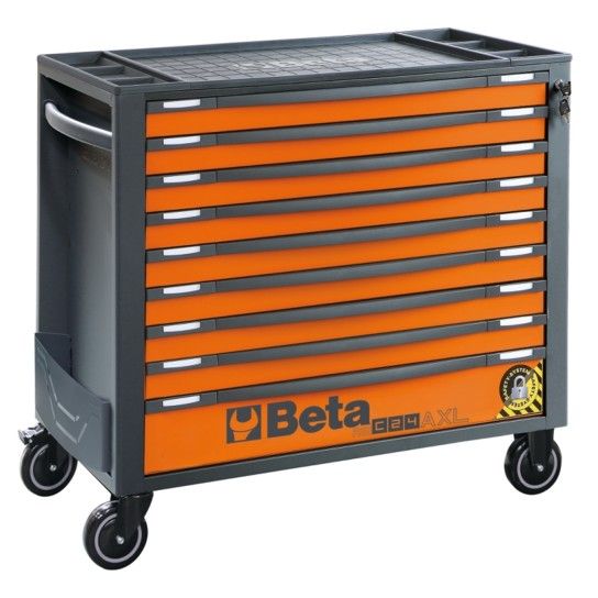 BETA Carro com 9gavetas,com sistema anti-inclinao, modelo longo