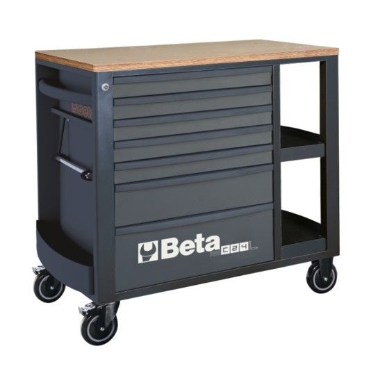 BETA Carro com 7 gavetas e prateleiras laterais BETA Carro com 7 gavetas e prateleiras laterais