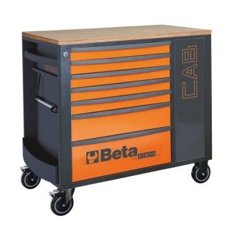 BETA Carro com 7 gavetas e armrio