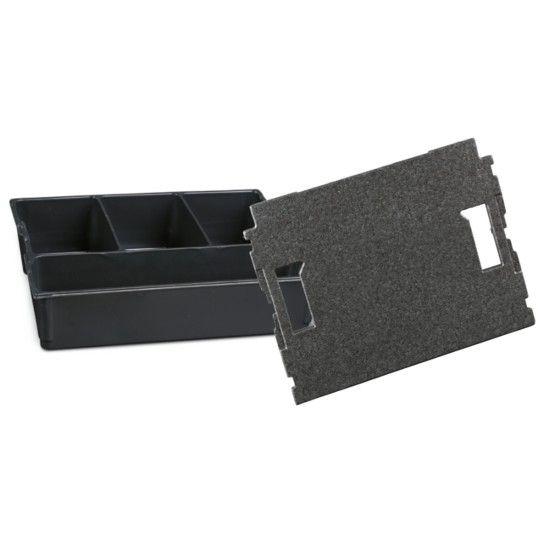 BETA Módulo com 4 compartimentos e coberturapara caixas de ferramentas C99V1-C99V3/2C BETA Módulo com 4 compartimentos e coberturapara caixas de ferramentas C99V1-C99V3/2C