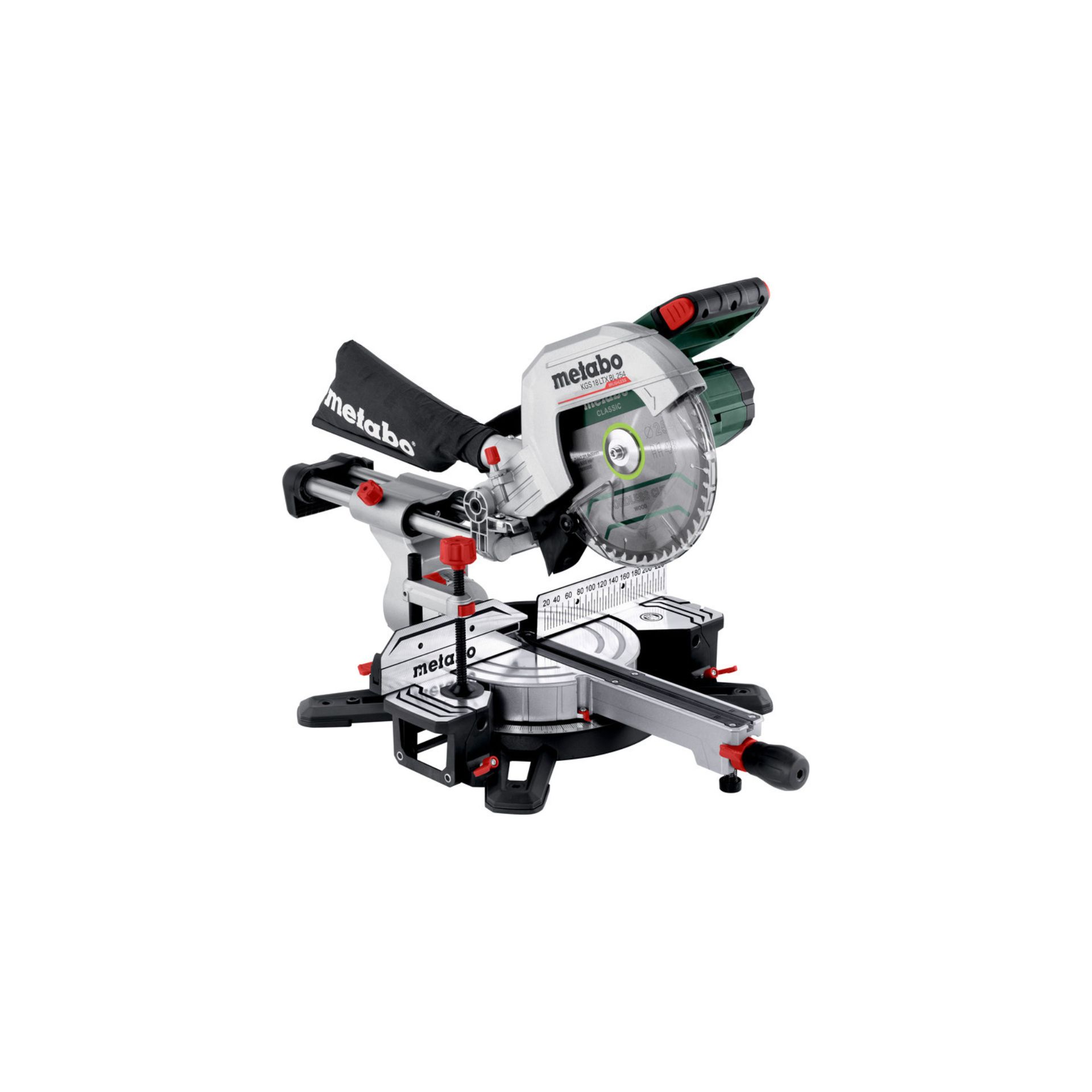 METABO KGS 18 LTX BL 254 Serras de esquadrias sem fio METABO KGS 18 LTX BL 254 Serras de esquadrias sem fio