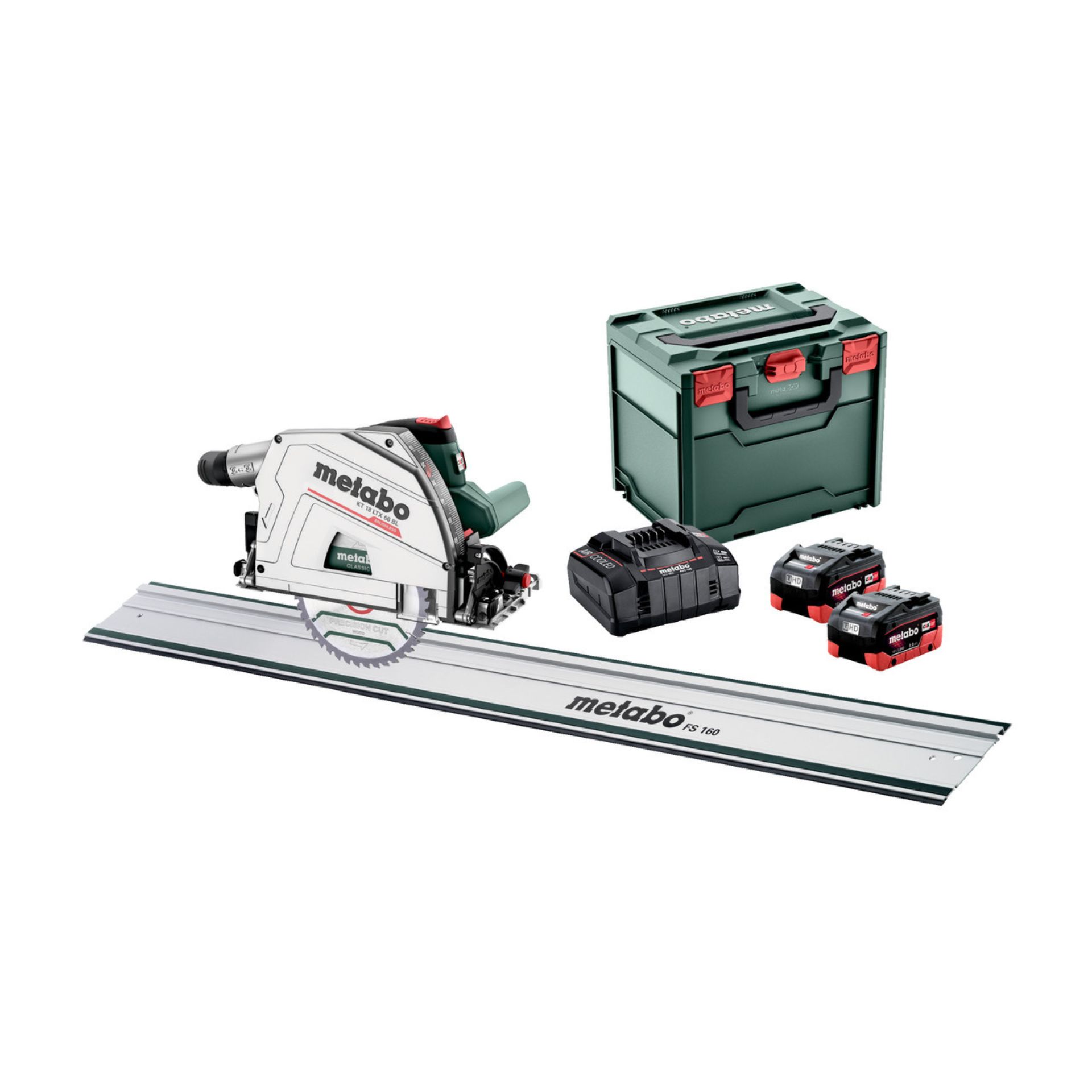 METABO KT 18 LTX 66 BL Set Serra circular de imers�o sem fio