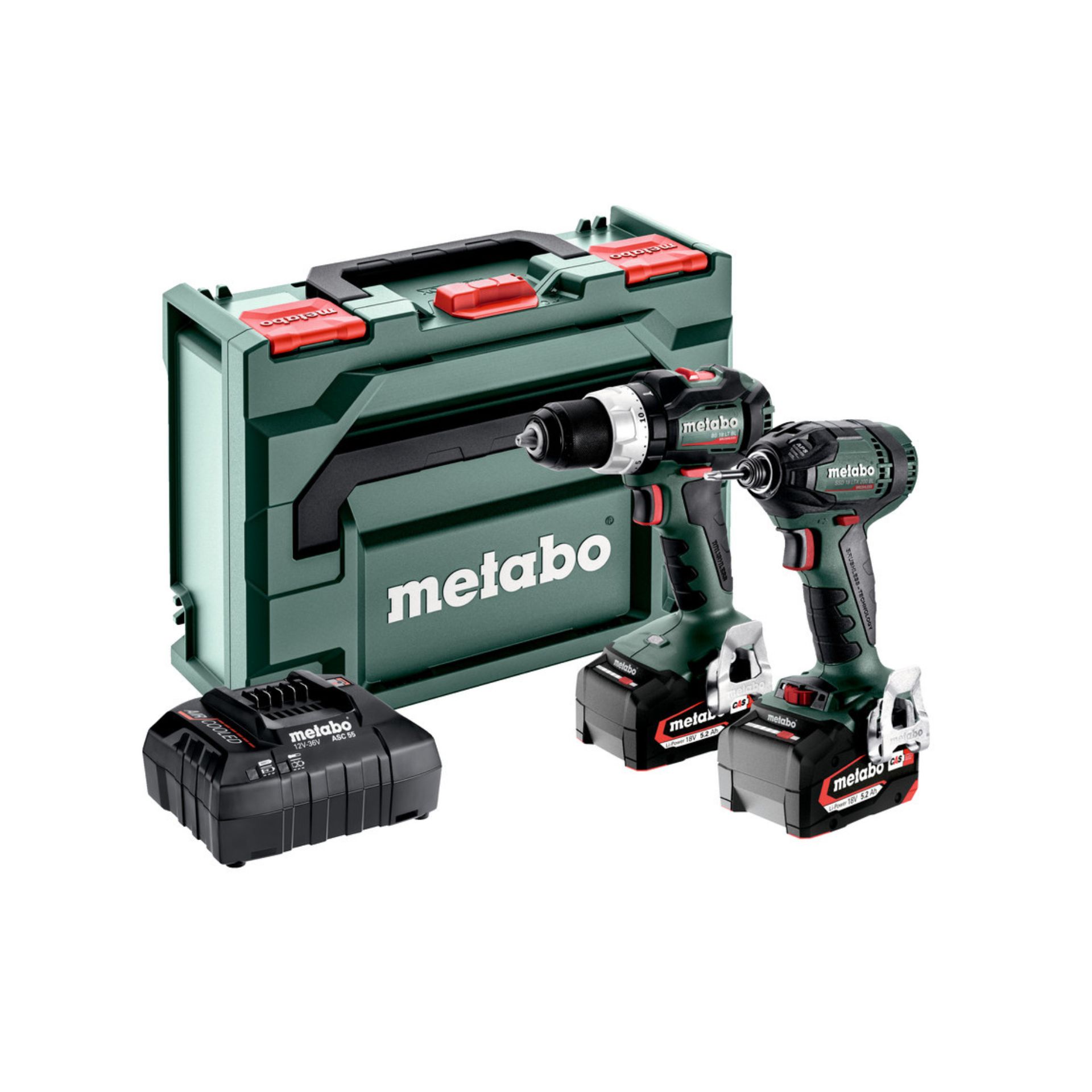 METABO Combo Set 2.1.18 18 V BL Conjunto de ferramentas sem fio