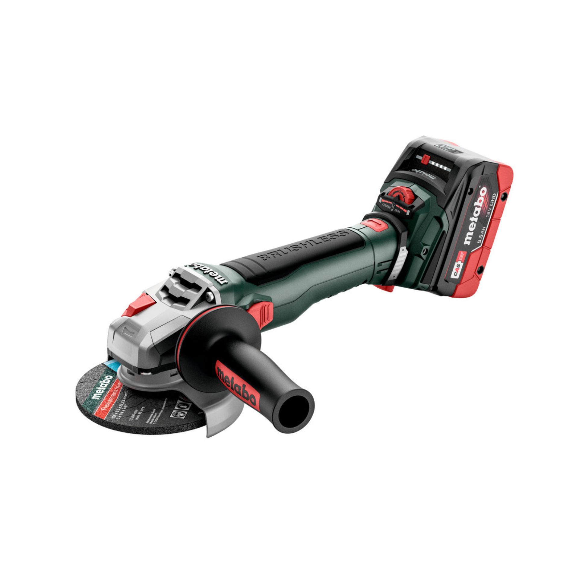 METABO WVB 18 LT BL 11-125 Quick Rebarbadora angular sem fio METABO WVB 18 LT BL 11-125 Quick Rebarbadora angular sem fio