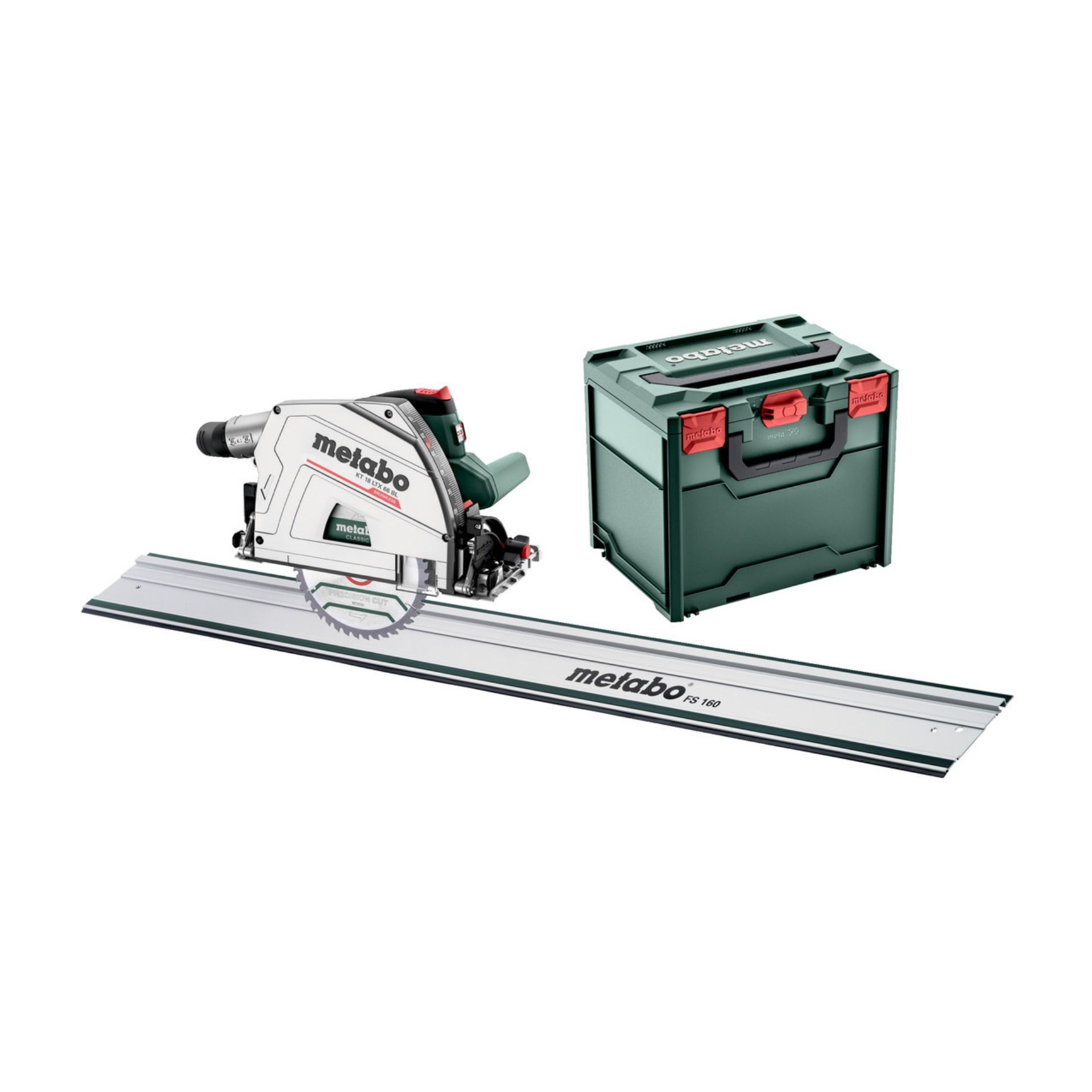 METABO KT 18 LTX 66 BL Set Serra circular de imers�o sem fio