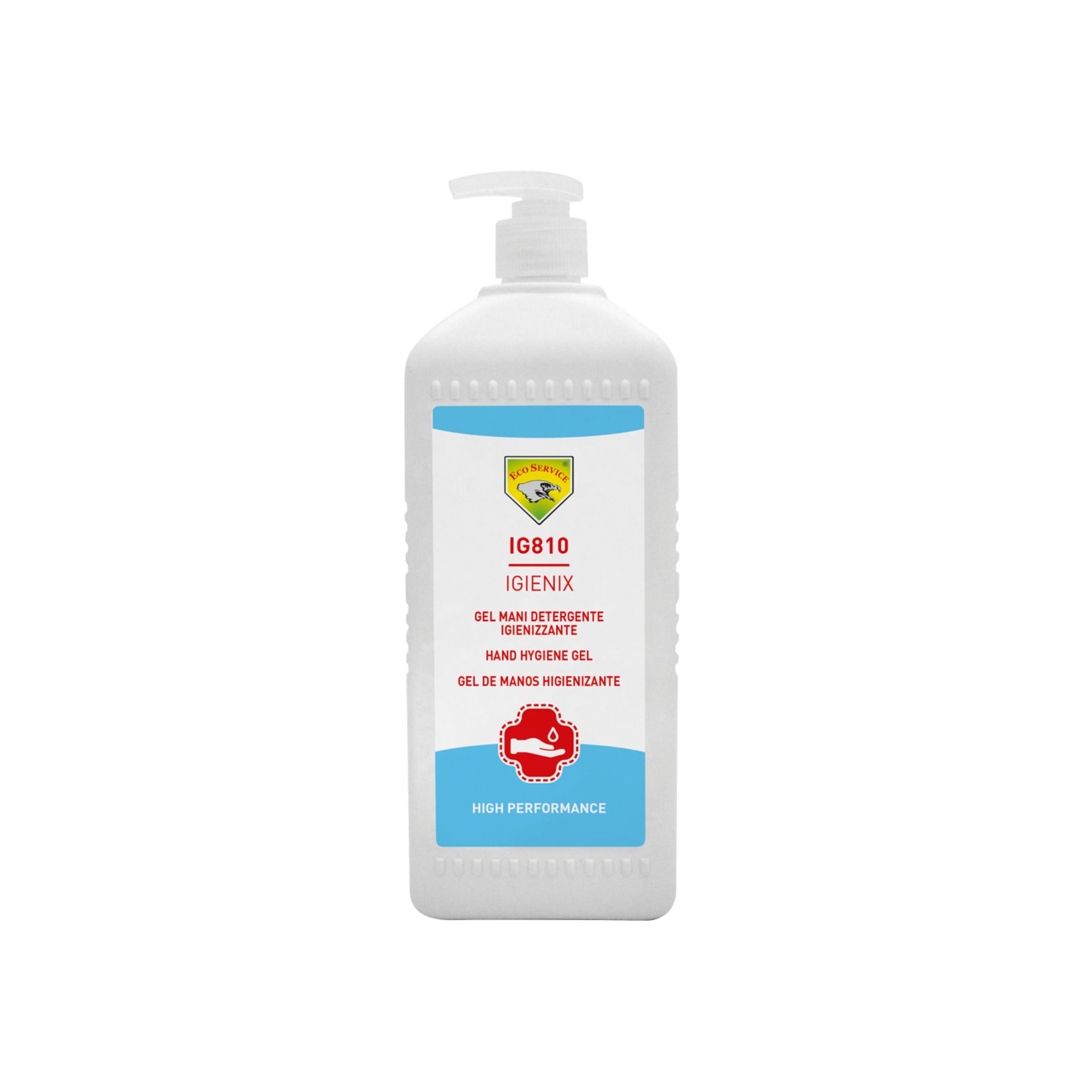 Ecoservice Gel de Mãos Detergente Higienizante sem Enxaguamento C/ Doseador - IG810 Ecoservice Gel de Mãos Detergente Higienizante sem Enxaguamento C/ Doseador - IG810