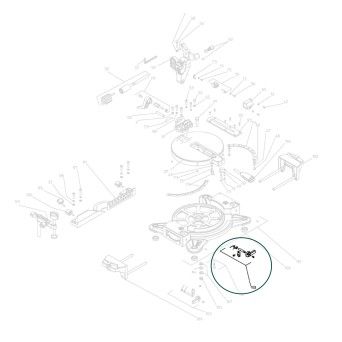 METABO 1010734343 - Alavanca Fixa�ao