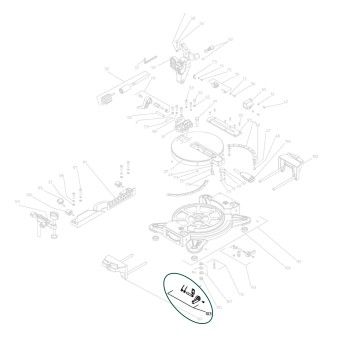 METABO 1010734335 - Alavanca Fixa�ao