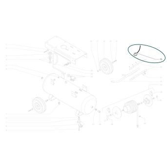 METABO 8402094428 - Cabo, Revestimento Borracha