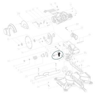 METABO 7006073730 - Manivela