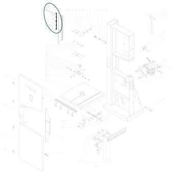 METABO 1380085514 - Cremalheira