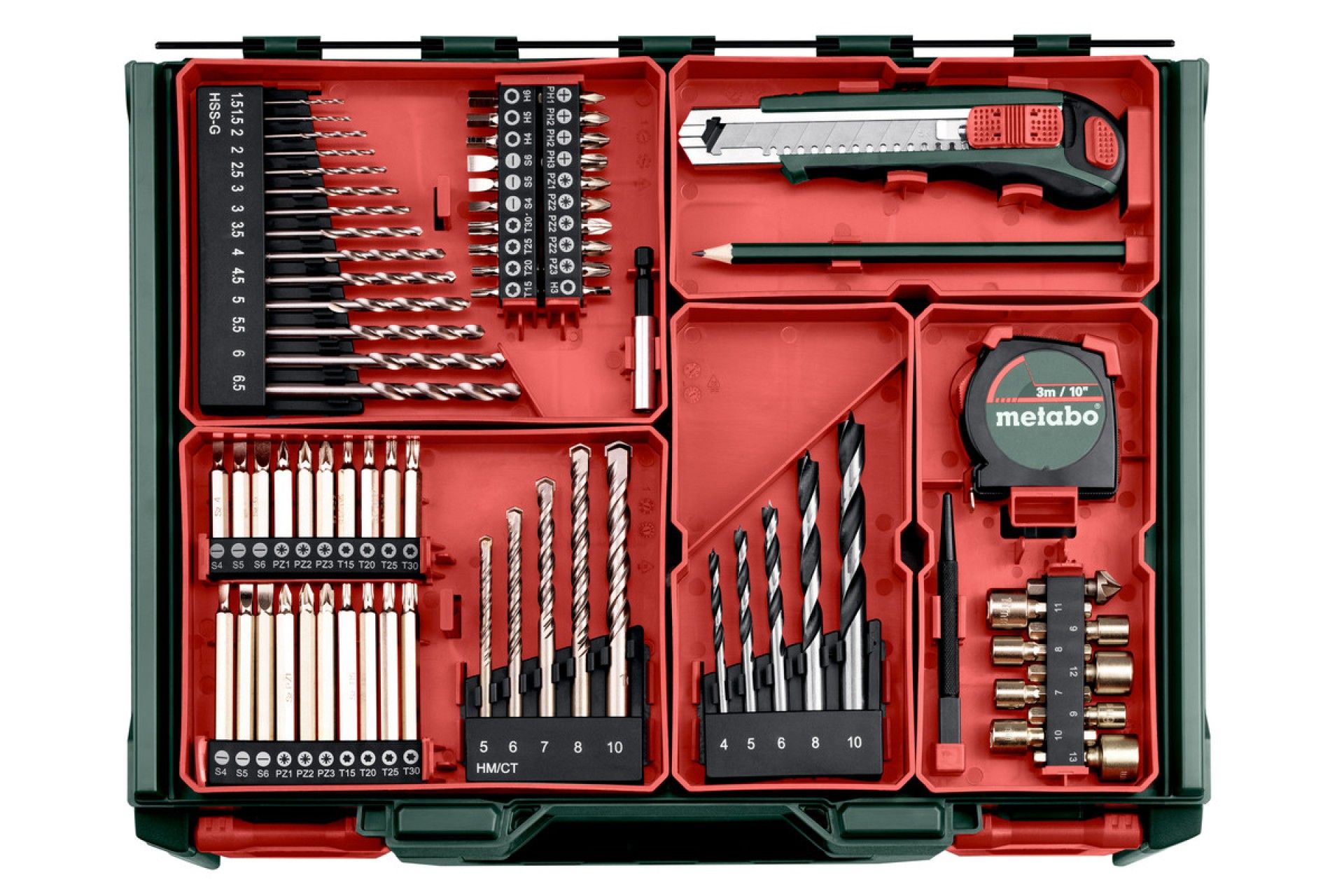 METABO SB 18 L SET 2x2Ah - Berbequim PERCUSS�O S/FIO MetaBOX