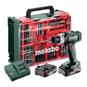 METABO SB 18 L SET 2x2Ah - Berbequim PERCUSSO S/FIO MetaBOX