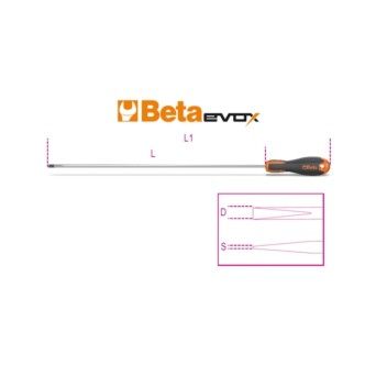 BETA 12040309 1204L 4X400 Chaves De Fenda Sem Cabea