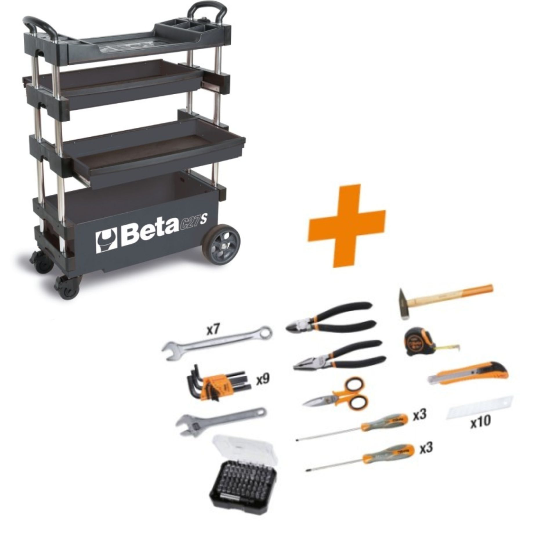 BETA 27000232 2700S-G/VU - Carro Com 100 Ferramentas BETA 27000232 2700S-G/VU - Carro Com 100 Ferramentas