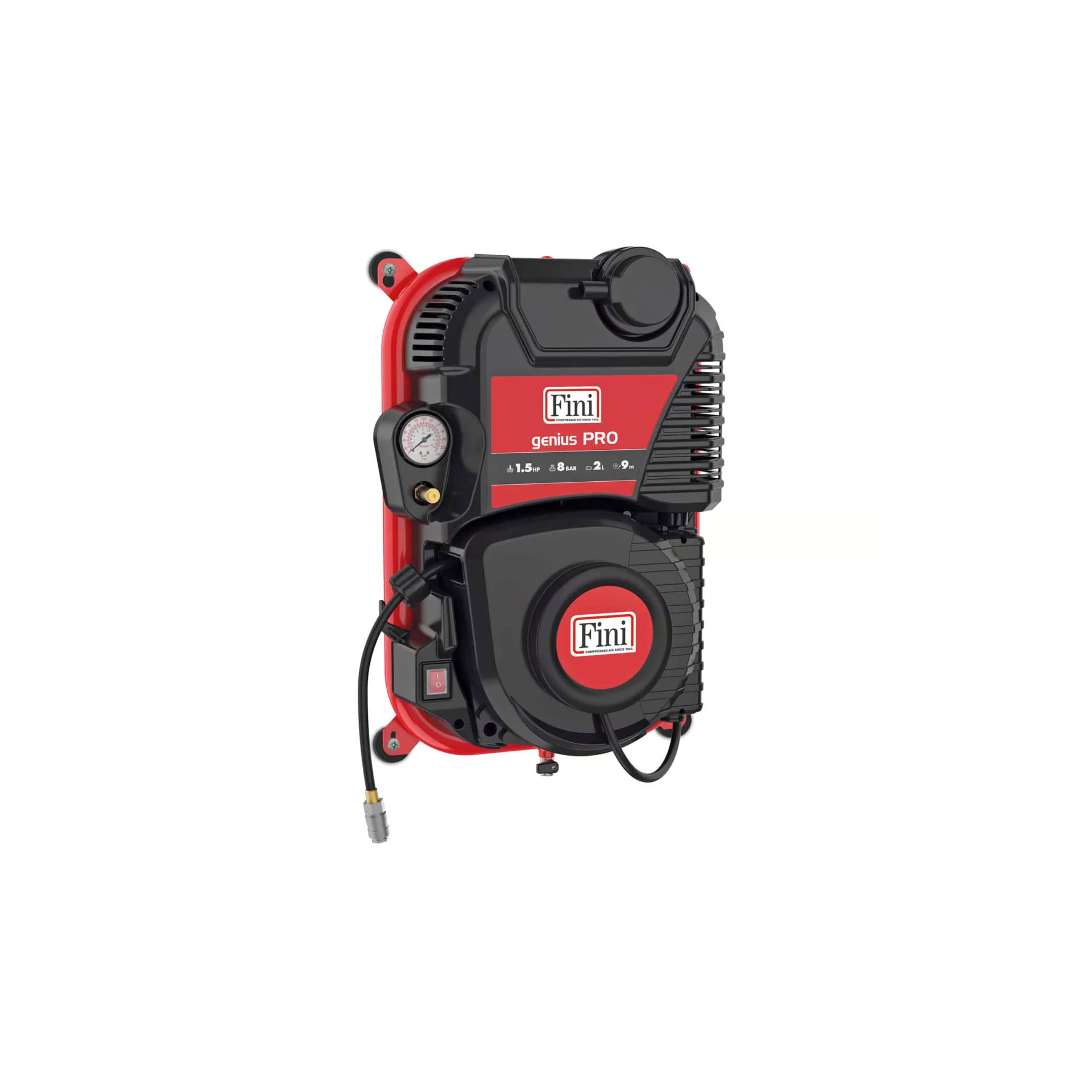 FINI GENIOUS PRO 2LTS Compressor C/ Enrolador 9 Mts FINI GENIOUS PRO 2LTS Compressor C/ Enrolador 9 Mts
