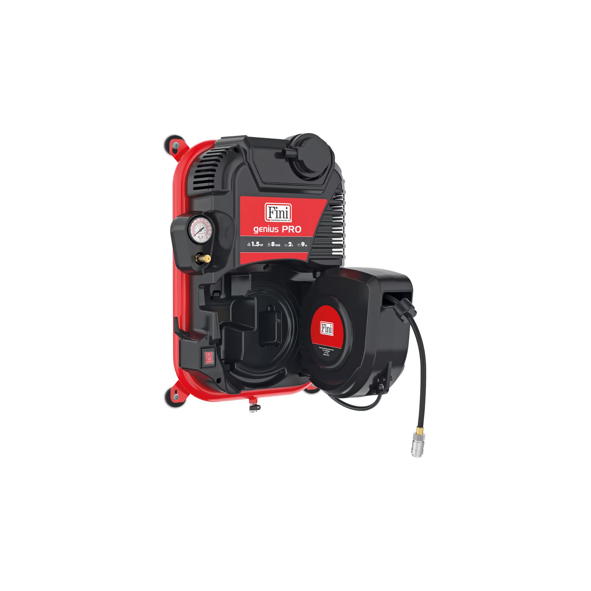 FINI GENIOUS PRO 2LTS Compressor C/ Enrolador 9 Mts FINI GENIOUS PRO 2LTS Compressor C/ Enrolador 9 Mts