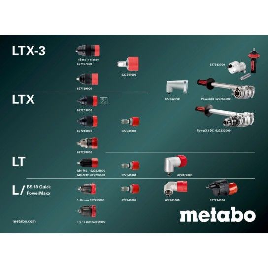 METABO BS 18 Quick Berbequim-aparafusadora sem fio METABO BS 18 Quick Berbequim-aparafusadora sem fio
