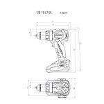 METABO SB 18 LT BL Berbequim-aparafusadora de percusso sem fio