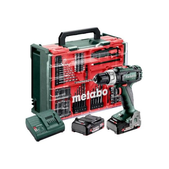 METABO SB 18 L MW 2x2Ah Berb. Percussao S/Fio Metabox