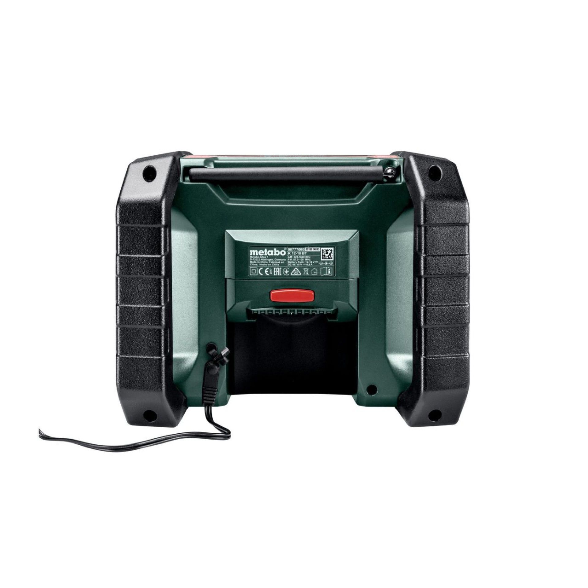 METABO R 12-18 BT R�dio de estaleiro sem fio