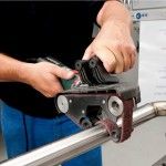 METABO RBE 9-60 Set Lixadeira de cinta para tubos