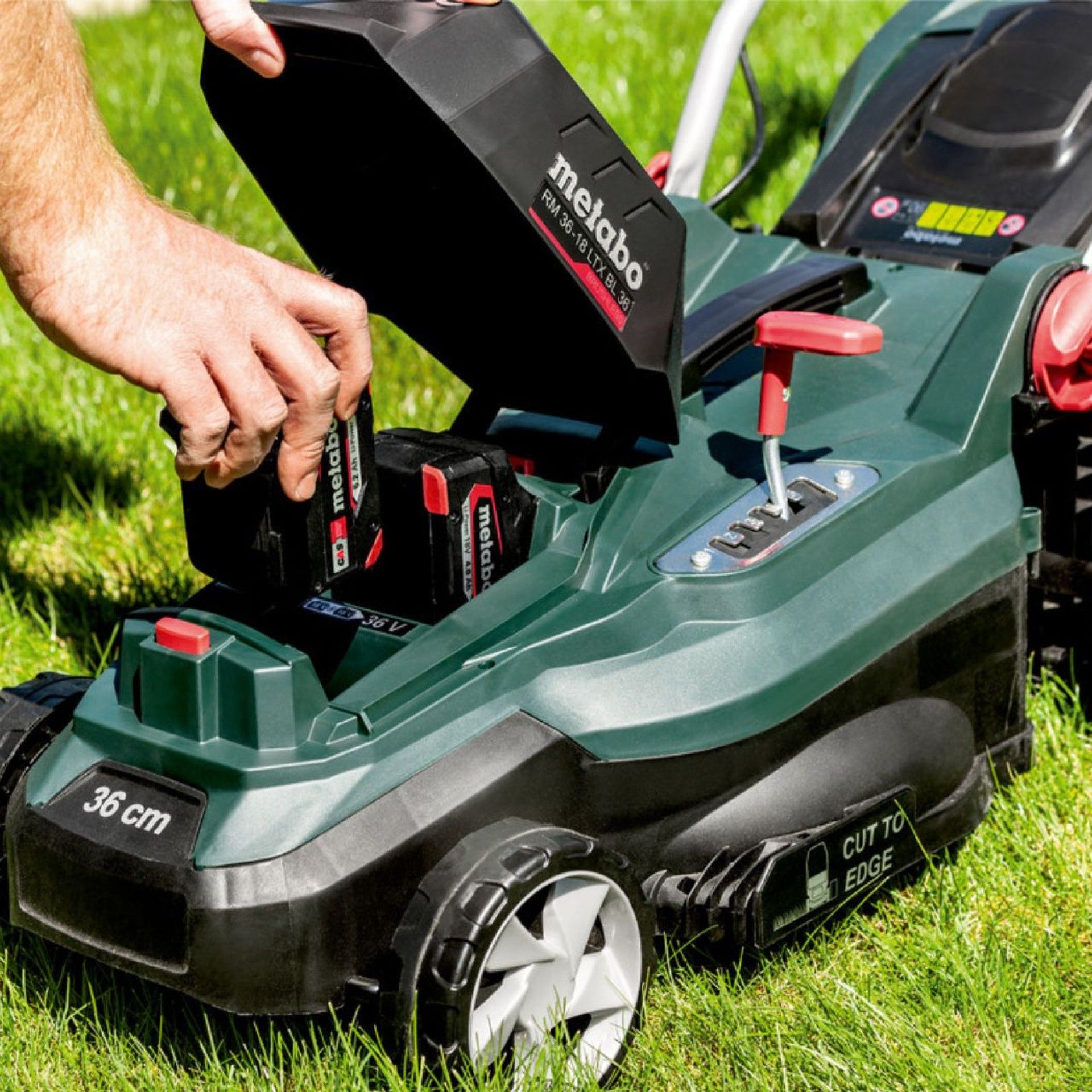 METABO RM 36-18 LTX BL 36 Corta-relvas sem fio