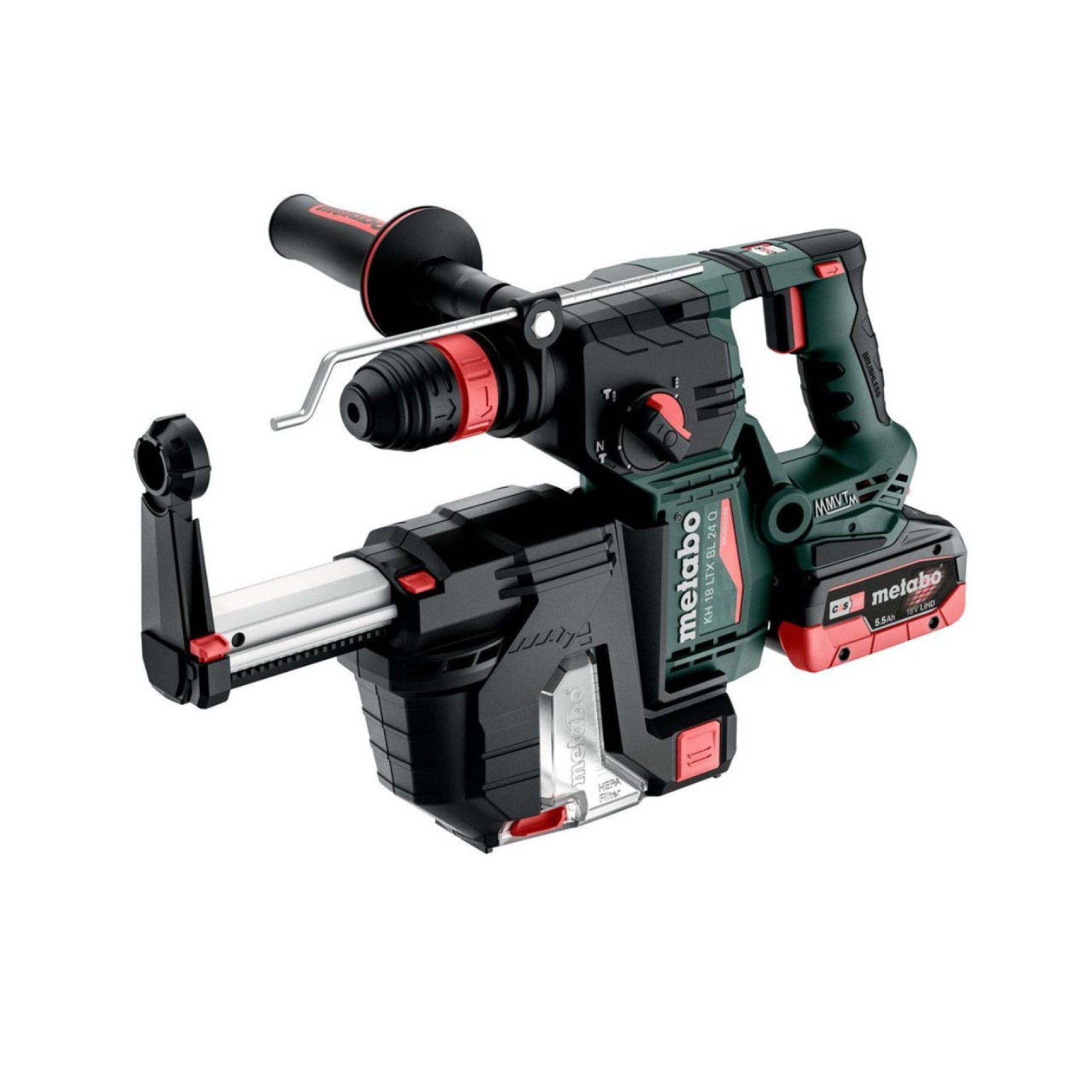 METABO KHA 18 LTX BL 24 Quick + ISA 18 LTX 24 Martelo Sem Fio + Aspiracao S/ Bateria METABO KHA 18 LTX BL 24 Quick + ISA 18 LTX 24 Martelo Sem Fio + Aspiracao S/ Bateria