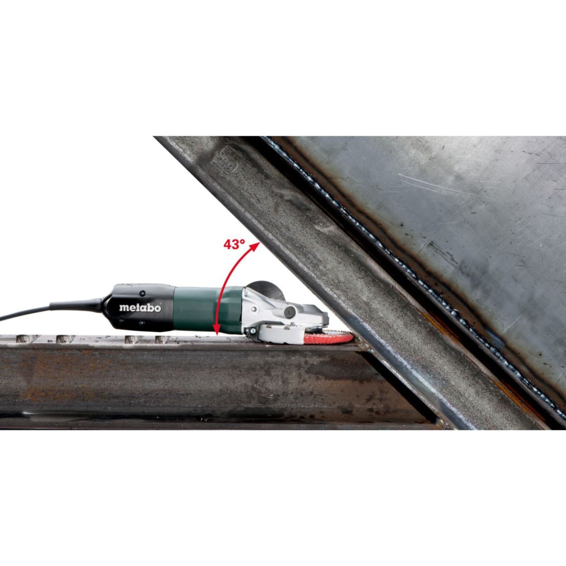 METABO WEF 9-125 Quick Rebarbadora angular de cabeça plana METABO WEF 9-125 Quick Rebarbadora angular de cabeça plana