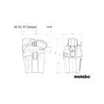 METABO AS 18 L PC Compact Aspirador sem fio