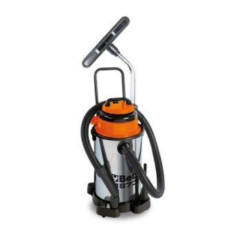 BETA Aspirador para slidos e lquidos, 30 l, tambor em ao inoxidvel