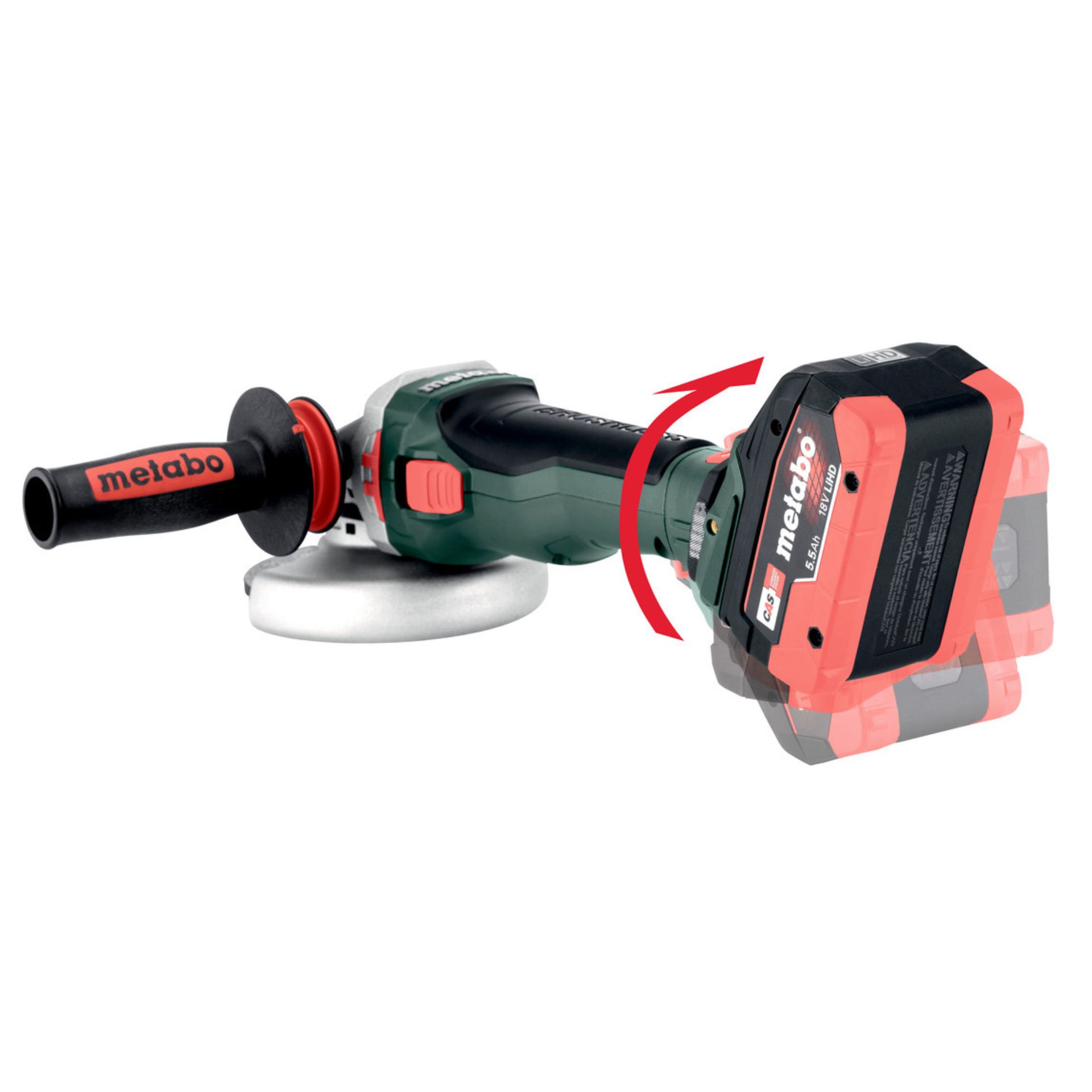 METABO WB 18 LTX BL 15-125 Quick Rebarbadora angular sem fio METABO WB 18 LTX BL 15-125 Quick Rebarbadora angular sem fio