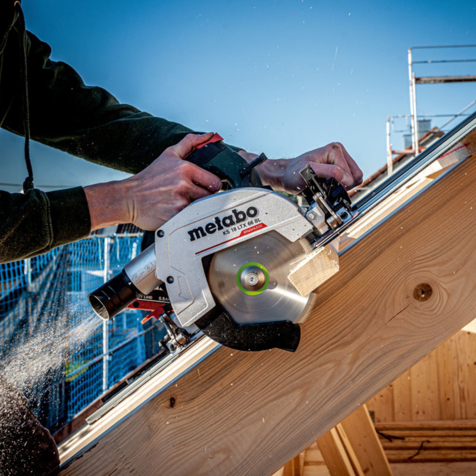 METABO KS 18 LTX 66 BL Serra circular sem fio METABO KS 18 LTX 66 BL Serra circular sem fio