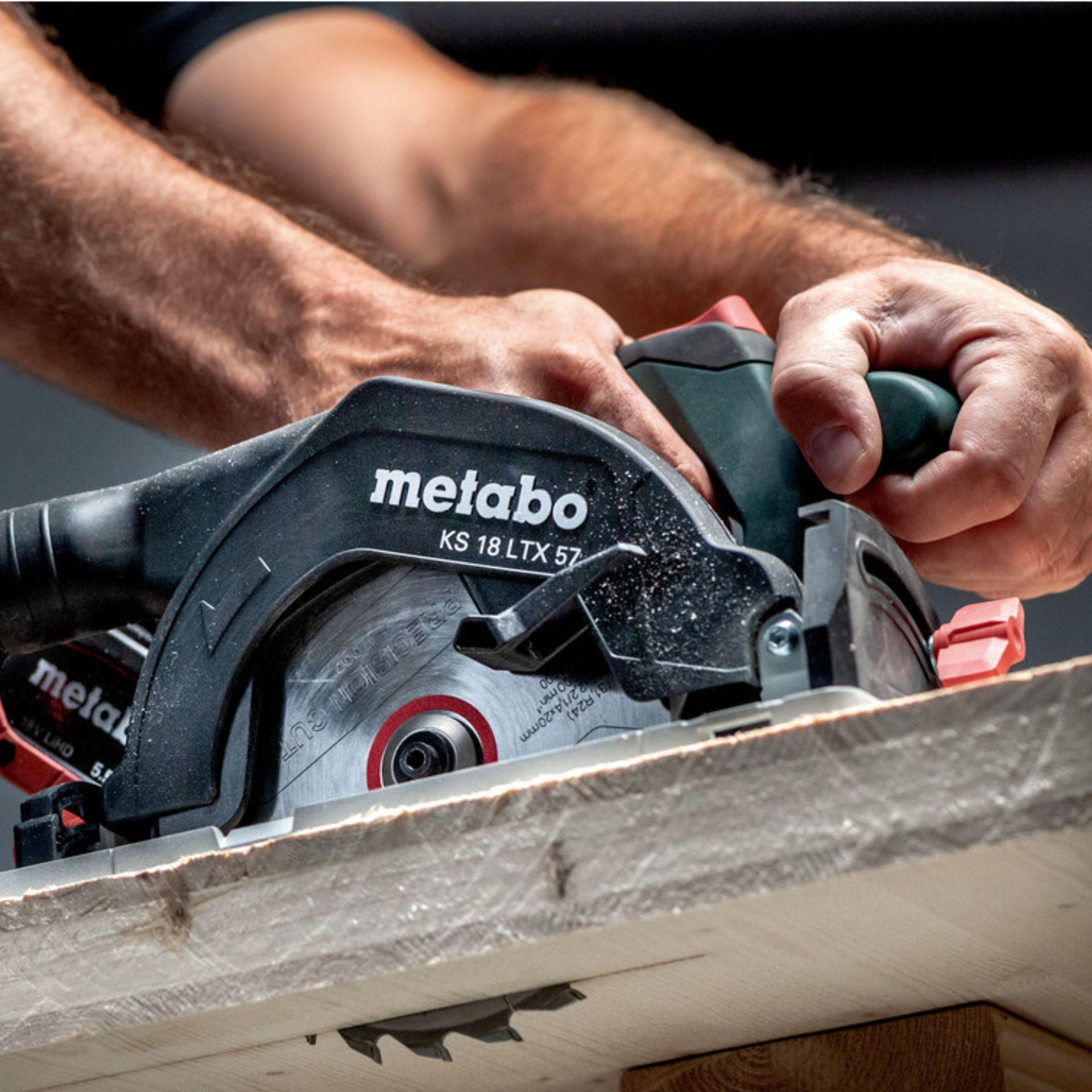 METABO KS 18 LTX 57 FS Set Serra circular sem fio METABO KS 18 LTX 57 FS Set Serra circular sem fio