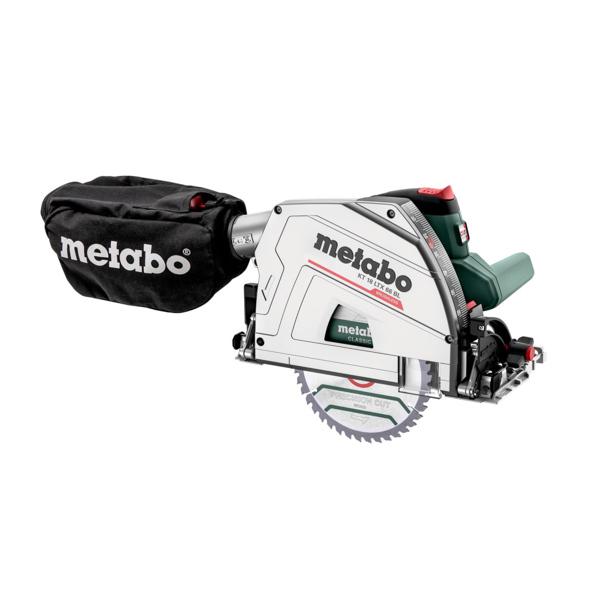 METABO KT 18 LTX 66 BL Set Serra circular de imers�o sem fio