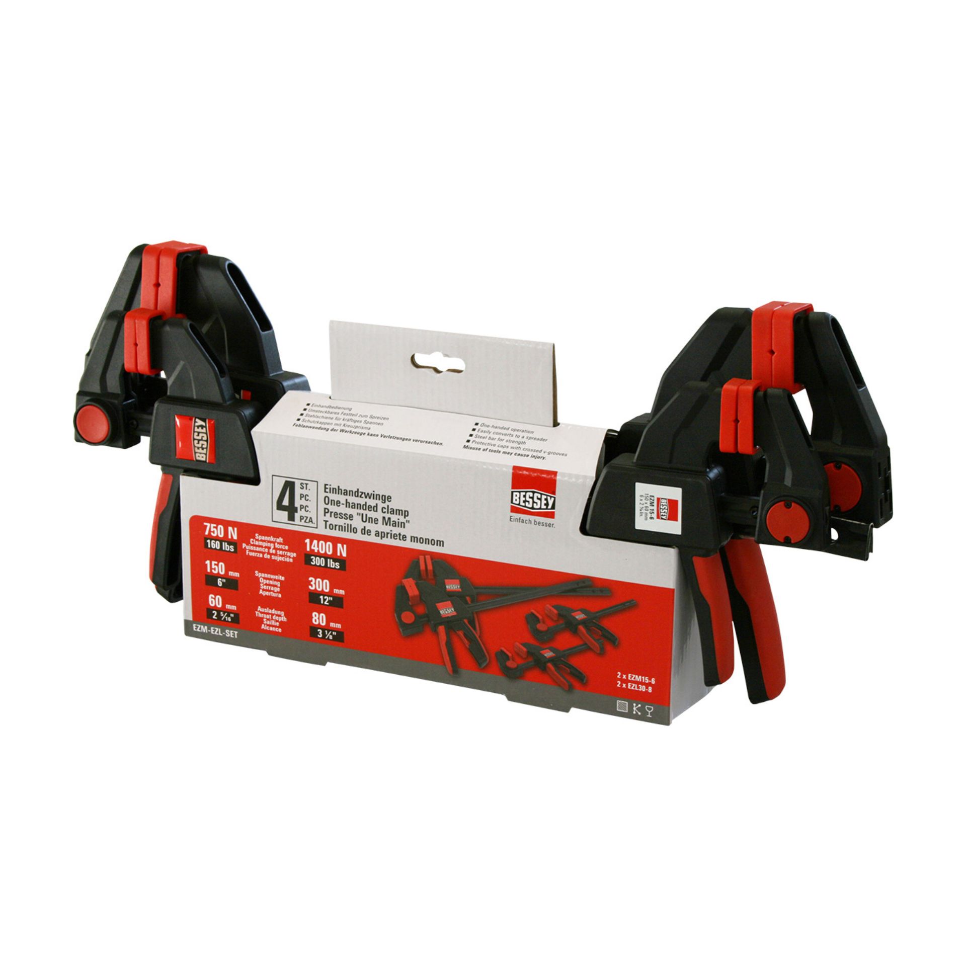 BESSEY EZM-EZL-SET Grampos De Aperto BESSEY EZM-EZL-SET Grampos De Aperto