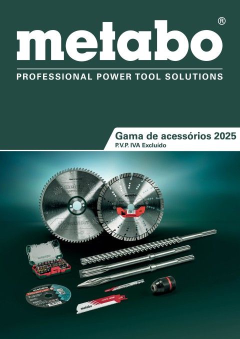Metabo - Catálogo de Acessórios 2025 Metabo - Catálogo de Acessórios 2025