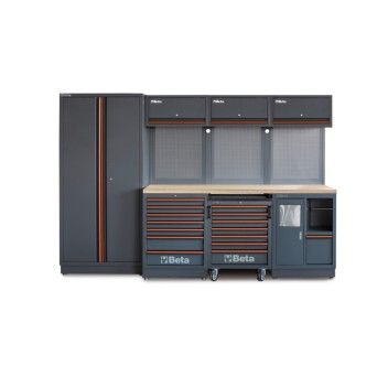 BETA 45009159 C45PRO 2.0 W - Mobili�rio P/ Oficina C45Pro c/ sortido 268 ferramentas