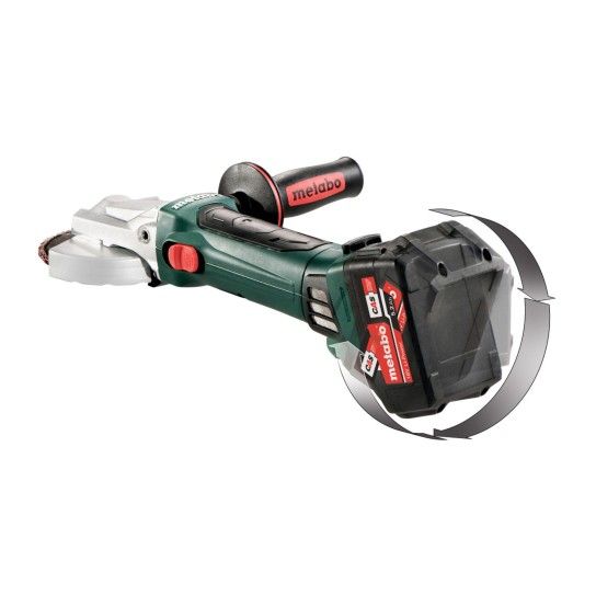 METABO WF 18 LTX 125 Quick Rebarbadora angular de cabeça plana sem fio METABO WF 18 LTX 125 Quick Rebarbadora angular de cabeça plana sem fio